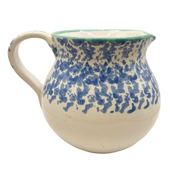 Vintage Italian Ceramic Hand-Painted Pottery Pitcher/Vase - Picture 9 of 9